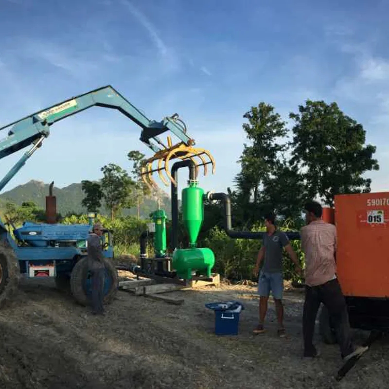 Progetto di acqua di pozzo tailandese per l'irrigazione dei fiori